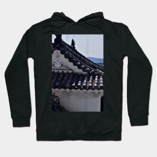 Himeji Castle Roof, Japan Hoodie